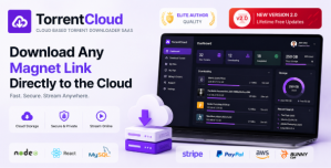 TorrentCloud – Torrent Downloader SaaS with Cloud Storage  File Streaming