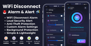 WiFi Disconnect Alarm Alert with AdMob Facebook Ads Android