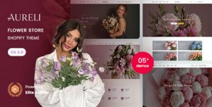 Aureli – Flower Store Shopify 2.0 Theme