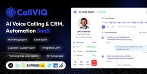 CallVIQ – AI Voice Calling  CRM SaaS for Marketing, Sales, Support  Lead Automation