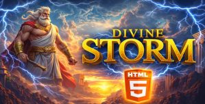 Divine Storm – Epic HTML5 Slot Game with Free Spins  Bonuses