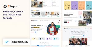 Eduport – LMS, Education and Course Tailwind CSS 4 Template
