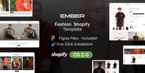 Ember – Minimal Fashion  Clothing Shopify Theme