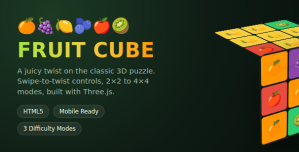 Fruit Cube | HTML5 Puzzle Game