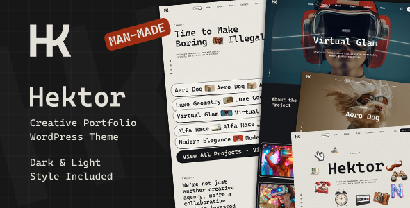 Hektor – Portfolio Elementor WordPress Theme