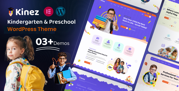 Kinez – Kindergarten School WordPress Theme