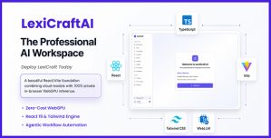 LexiCraft AI – Agentic Workflow  Local AI Workspace (React Template)