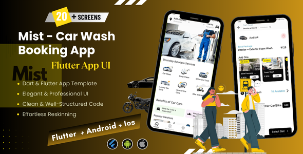 Mist – Car Wash On-Demand Home Service App