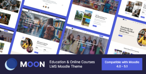 Moon – Education  Online Courses LMS Moodle Theme