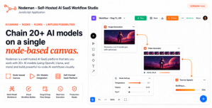 Nodeman – Self-Hosted AI SaaS Workflow Studio | JavaScript Application