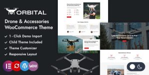 Orbital – Single Product Drone Store WooCommerce Theme