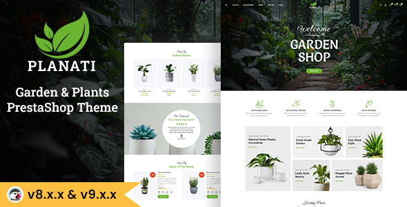 Planati - Flower Nursery Plants and Gardening Prestashop Theme