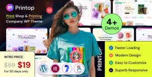 Printop – Print Shop  Printing Company WordPress Theme
