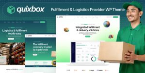 Quixbox – Fulfillment  Logistics Provider WordPress Theme