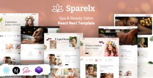 Sparelax – Spa  Beauty React NextJs Template