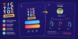 Tic-Tac-Toe Arena – HTML5 game | React, TypeScript