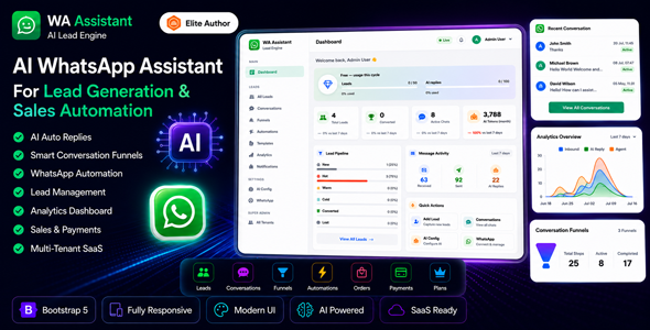 WALE - WhatsApp AI Lead Engine for Business Automation  Customer Engagement