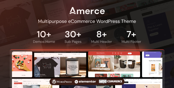 Amerce – Multipurpose eCommerce WordPress Theme