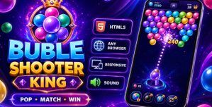 Bubble Shooter King – Endless HTML5 Bubble Shooter Game