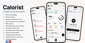 Calorist | iOS App AI Calorie Tracker with Laravel Admin Panel