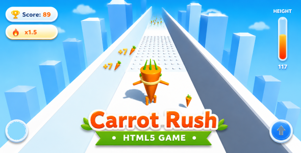 Carrot Rush | HTML5 Endless Runner Game