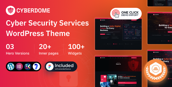 CyberDome - Cyber Security Services WordPress Theme