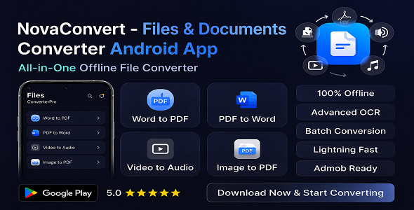 NovaConvert – Files  Documents Converter Android App