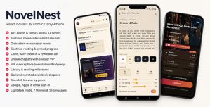 NovelNest | Flutter App Novel eBook Platform