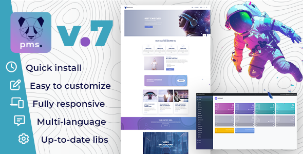 Pandao CMS Pro - Fully Responsive Content Management System