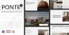 Ponte – Interior Design  Architecture WordPress Theme