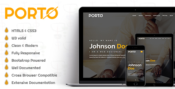Porto – Personal Portfolio Template