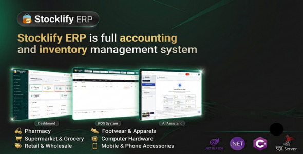 Stocklify ERP — Complete Inventory  Accounting System for Modern Businesses