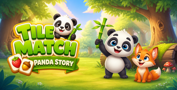 Tile Match: Panda Story | 500 Levels HTML5 Puzzle Game