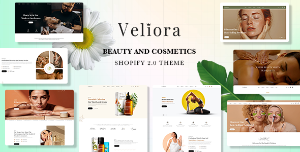 Veliora - Beauty Care Cosmetics Shopify Theme