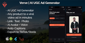 Verve | AI Ad Generator Flutter App With Laravel Backend