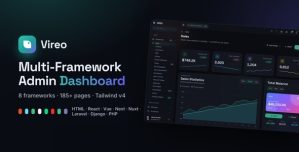 Vireo | Multipurpose Admin and Dashboard Template
