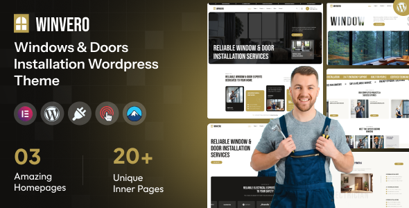Winvero - Windows Doors Services WordPress Theme