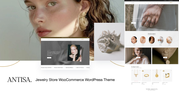 Antisa – Jewelry Store WooCommerce WordPress Theme with AI