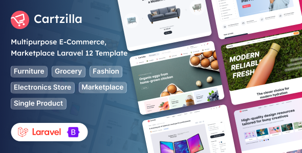 Cartzilla - Laravel 12 Multipurpose E-Commerce Template