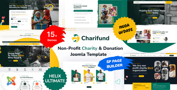 Charifund - Charity Donation Fundraising NGO Multipurpose Joomla Template