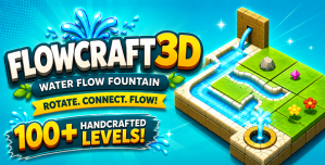 FlowCraft 3D | Water Flow Puzzle HTML5 Game