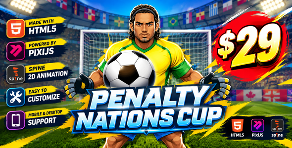 ImpresseDev | Penalty Nations Cup - HTML5 Arcade Game