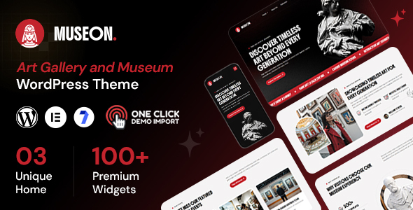 Museon - Art Gallery and Museum WordPress Theme