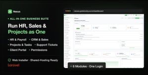 Nexus – HR, CRM  Project Management System