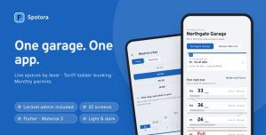Spotora | Flutter Parking Booking App with Laravel Admin