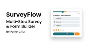 SurveyFlow – Multi-Step Survey  Form Builder for Perfex CRM