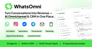 WhatsOmni – AI Omnichannel Messaging, CRM  Automation SaaS for Marketing, Leads, Sales  Support