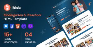 Nebulla – Preschool  Daycare HTML Template