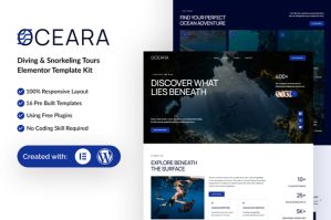 Oceara – Diving  Snorkeling Tours Elementor Template Kit
