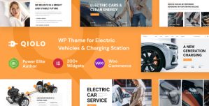 Qiolo – Vehicle  EV Charging WordPress Theme